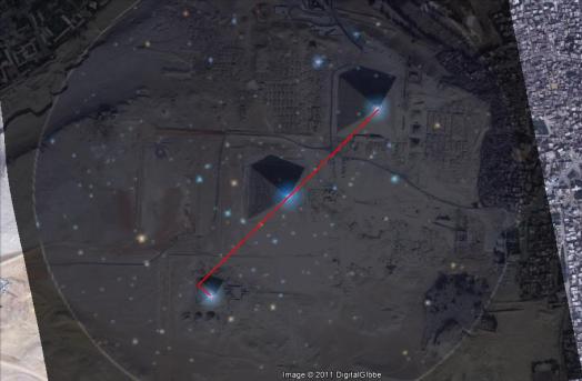 SuperimposingOrionsBeltovertheGizaPyramids