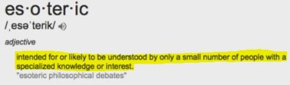 esoteric