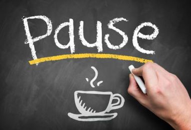 pause